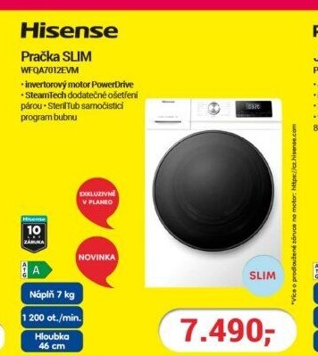 Hisense Pračka SLIM WFQA7012EVM