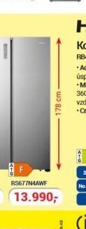 Hisense Americká chladnička RS677N4AWF