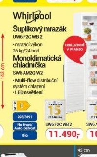 Whirlpool Šuplíkový mrazák UW6 F2C WB 2