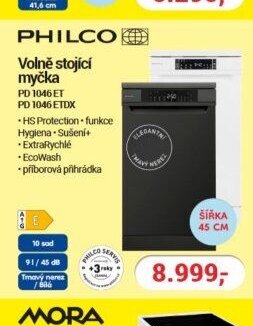 Volně stojící myčka PD 1046 ET / PD 1046 ETDX