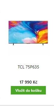 TCL 75P635