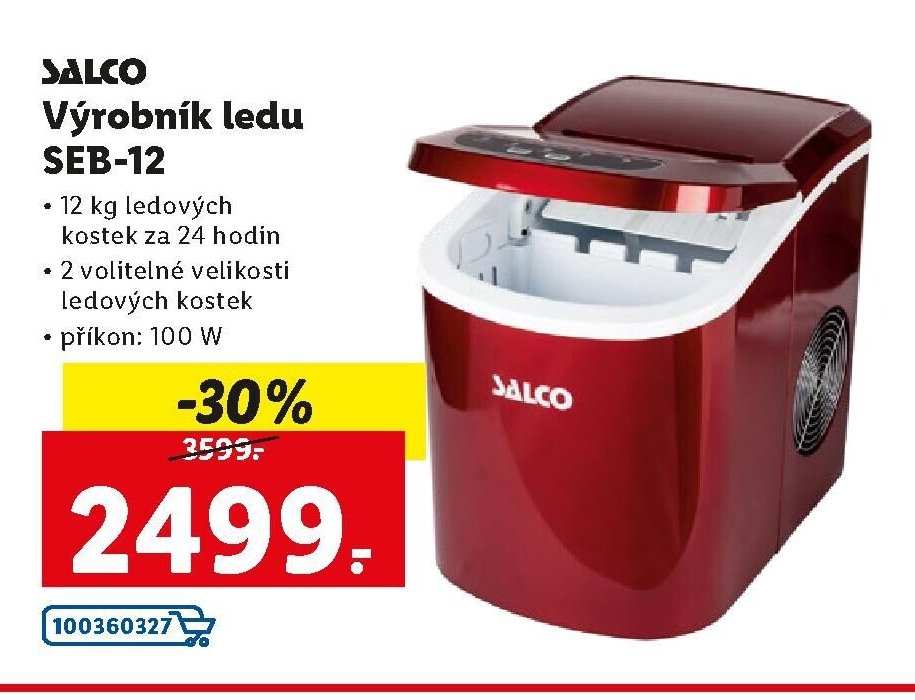 SALCO Výrobník ledu SEB-12