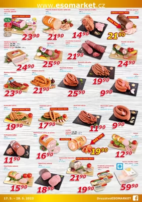 akční leták ESO MARKET 17.5.2023-28.5.2023