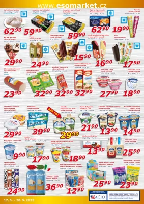 akční leták ESO MARKET 17.5.2023-28.5.2023