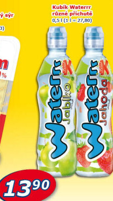 Ochucená voda Waterrr Kubík