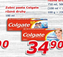 Pasty na zuby Colgate