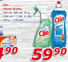 Prostředky čisticí Clin