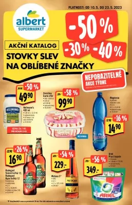 akční leták Albert 10.5.2023-23.5.2023