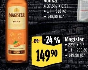 Likér Dark Magister Stock