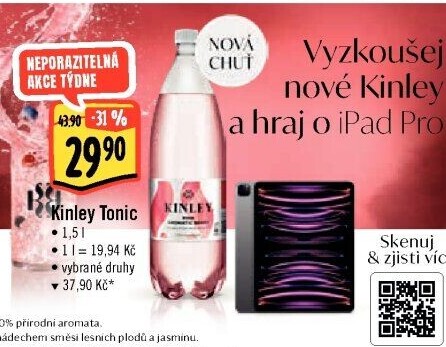 Limonáda Tonic Kinley