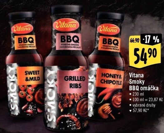 Omáčky Smoky Vitana