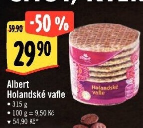 Oplatky vafle Albert Quality