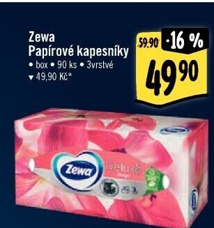 Papírové kapesníčky 3vrstvé DeluxeZewa - box