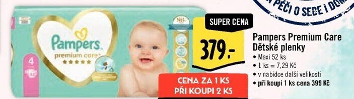 Pleny dětské Pampers Premium Care