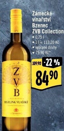 Vína Collection Zámecké vinařství Bzenec