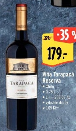 Vína Reserva Viňa Tarapaca