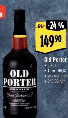 Víno Old Porter