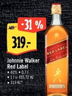 Whisky Red Label Johnnie Walker