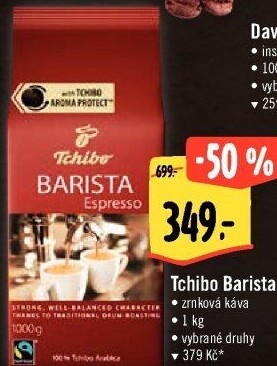 Zrnková káva Barista Tchibo