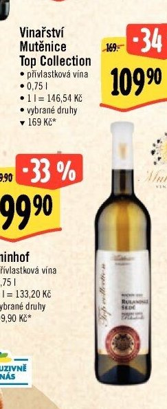 Vinařství Mutěnice Top Collection