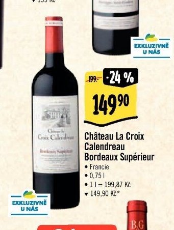 Château La Croix Calendreau Bordeaux Supérieur