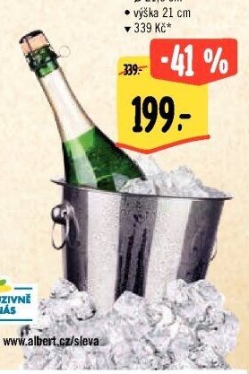 Nádoba na chlazení sektu nebo vína
