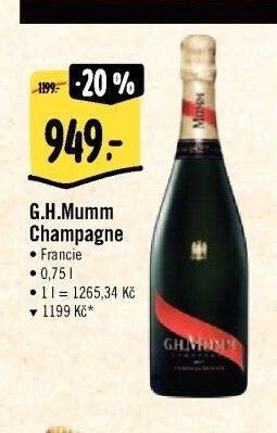 G.H. Mumm Champagne