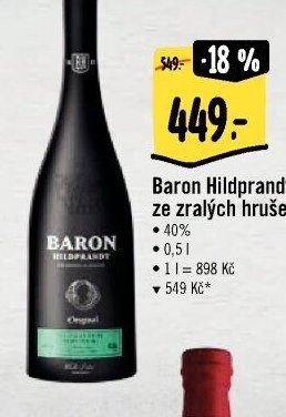 Baron Hildprandt ze zralých hrušek