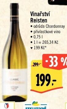 Vína Vinařství Reisten - přívlastková