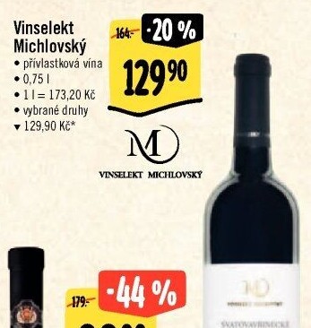 Vína Vinselekt Michlovský - přívlastková