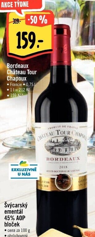 Víno Bordeaux Chateau Tour Chapoux