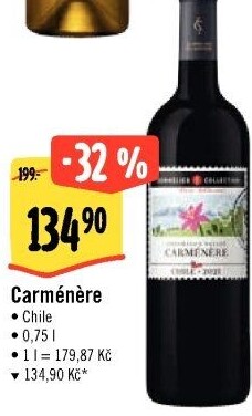 Víno Carménére Sommelier Collection