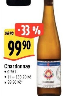 Víno Chardonnay Sommelier Collection