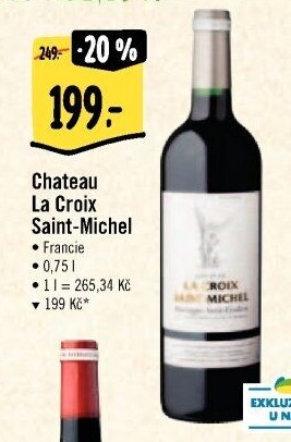 Víno Chateau La Croix Saint Michel