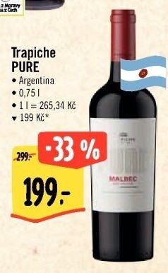 Víno Malbec Pure Trapiche
