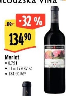 Víno Merlot Sommelier Collection