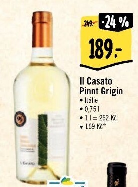 Víno Pinot Grigio Il Casato