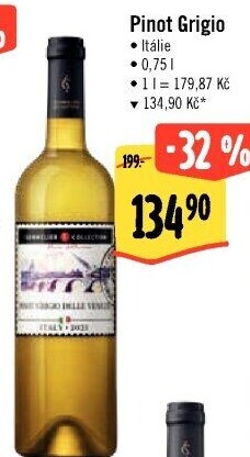 Víno Pinot Grigio Sommelier Collection