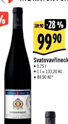 Víno Svatovavřinecké Sommelier Collection