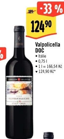Víno Valpolicella DOC Sommelier Collection
