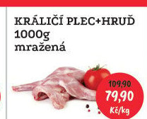 Králičí plec s hrudí mražená