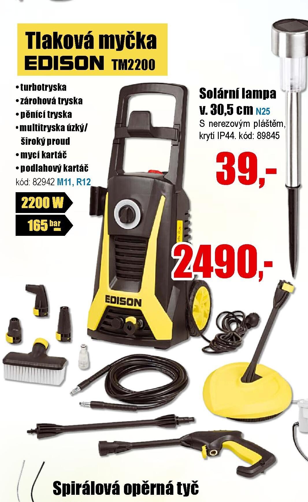 Tlaková myčka EDISON TM2200