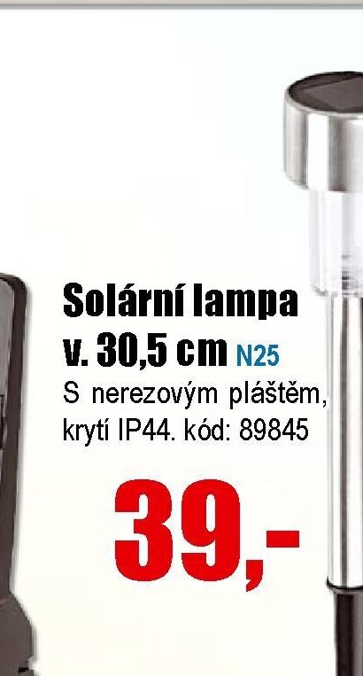 Solární lampa
