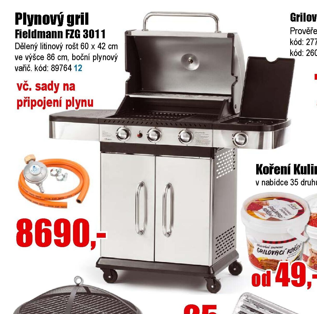 Plynový gril Fieldmann FZG 3011