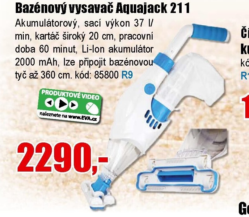 Bazénový vysavač Aquajack 211