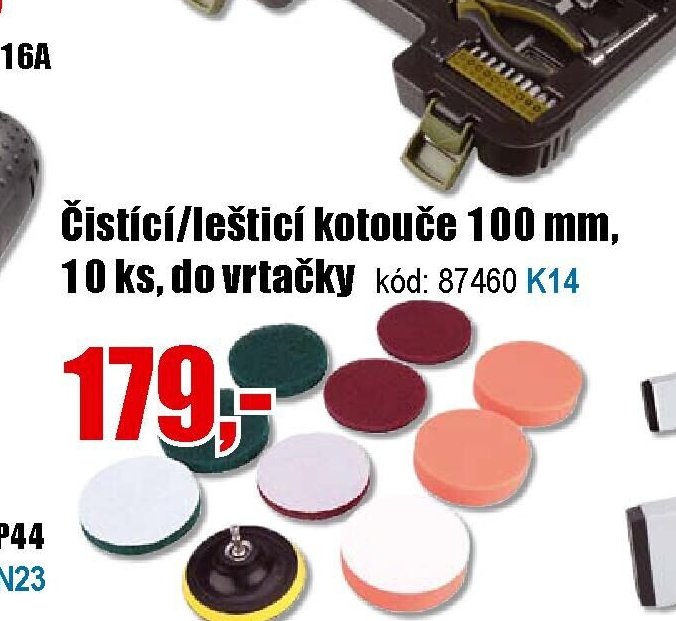 Čistící/leštící kotouče 100 mm