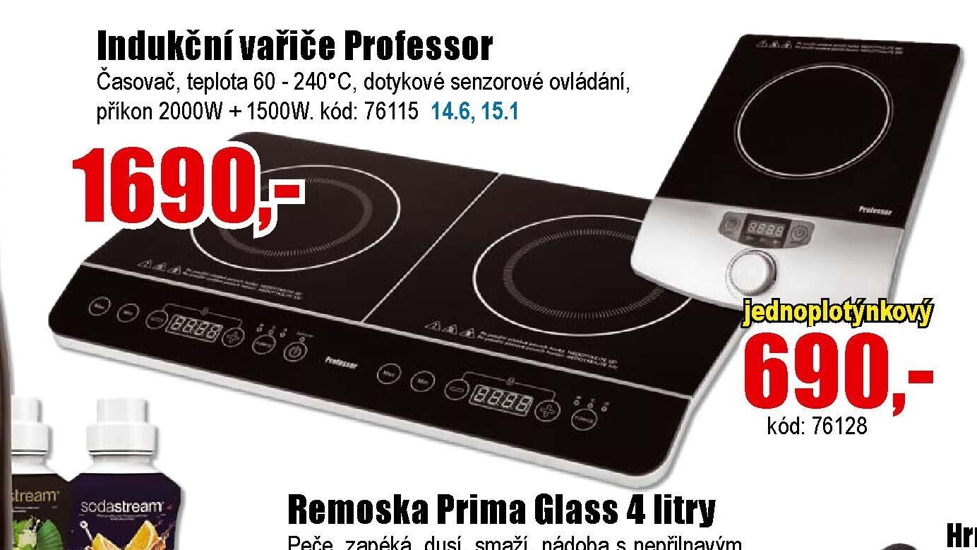 Indukční vařiče Professor