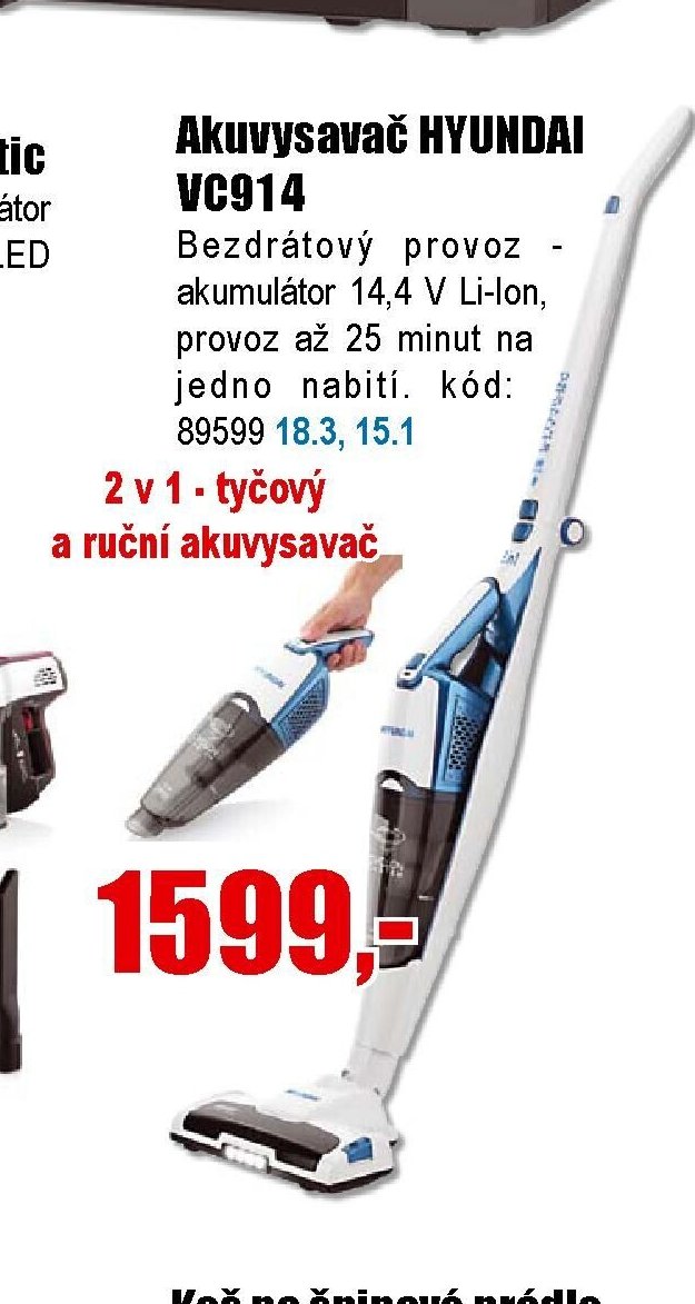 Akvysavač HYUNDAI VC914