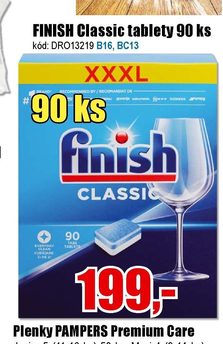 FINISH Classic tablety 90 ks