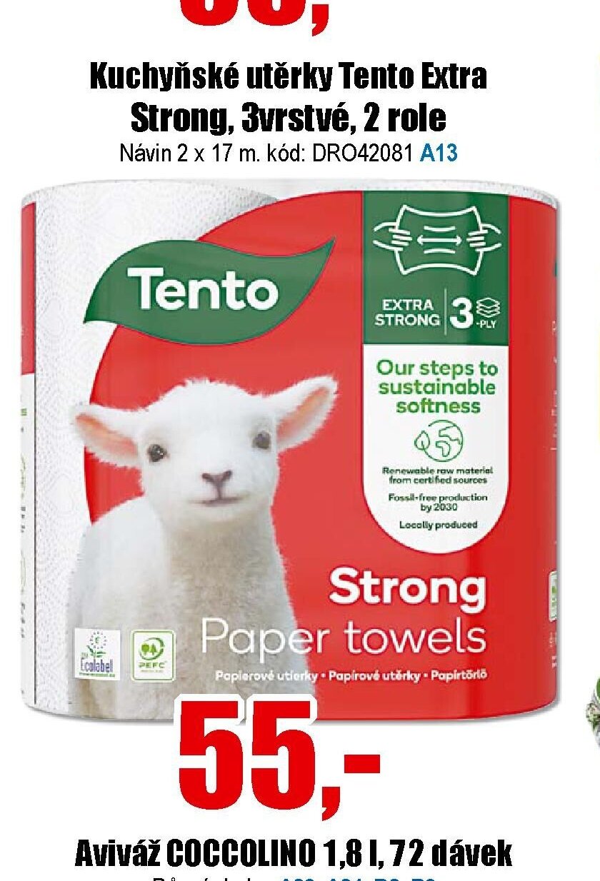Kuchyňské utěrky Tento Extra Strong